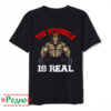 Мъжка черна фитнес тениска 04